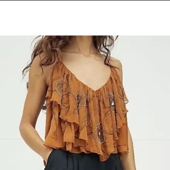 Free People Tops - NWT FREE PEOPLE Elsa cami, top. Beaded